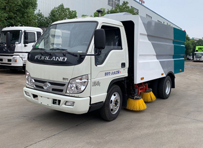 國(guó)六福田藍(lán)牌掃路車產(chǎn)品推薦——掃路車廠家