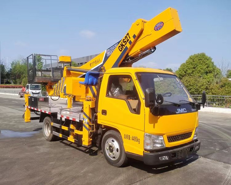 藍牌江鈴27米直臂式高空作業(yè)車